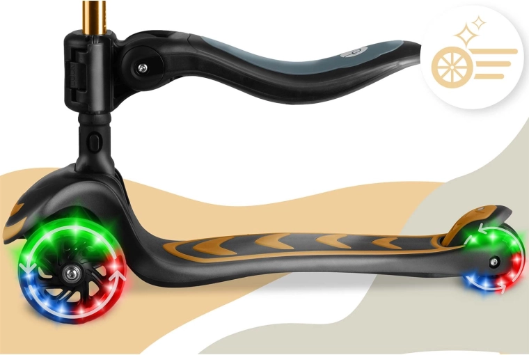 Svetleča LED kolesa brez baterij