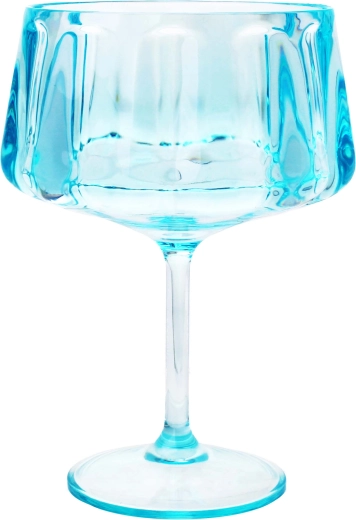 Plastični kozarec za margarito Toro 440 ml, prosojno moder