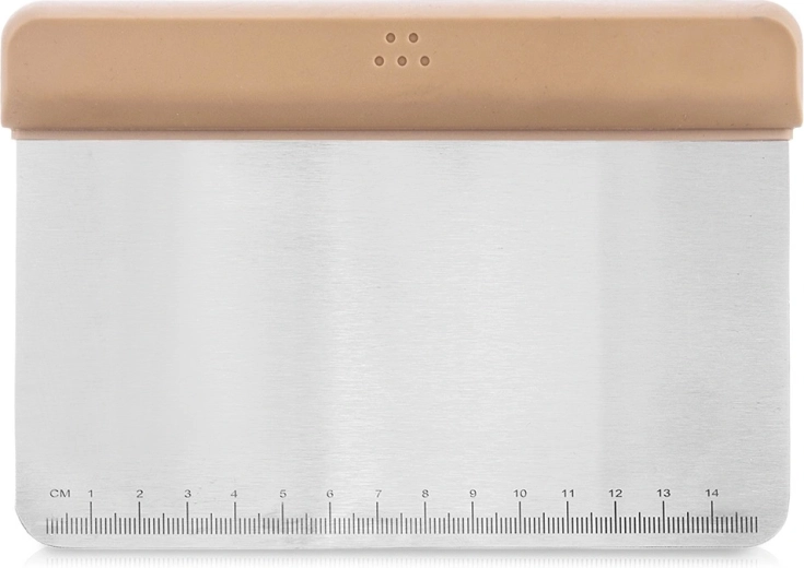 Lopatica in rezalnik za testo iz nerjavečega jekla 17 cm