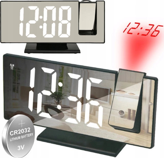 Electronic alarm clock with time projector Time-10 - 1 piece