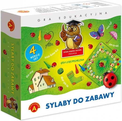 Izobraževalna igra Alexander - Modra sova - zlogi za igro