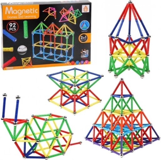Magnetni gradbeni komplet 92 delov