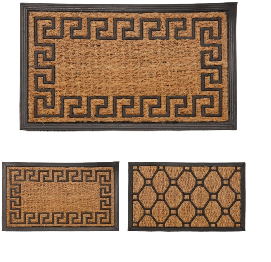 Vhodna kokosova predpražnica PANAMA 40 × 60 cm s protizdrsnim gumijastim dnom