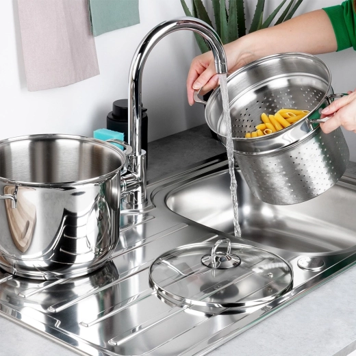 Kuhajte in odcedite brez dodatnega cedila