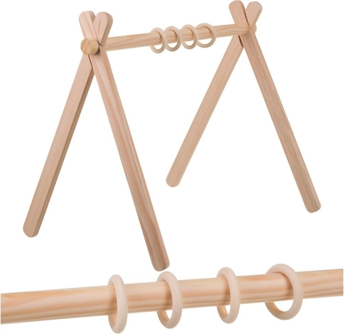 Natural smoothly finished wood and quick assembly