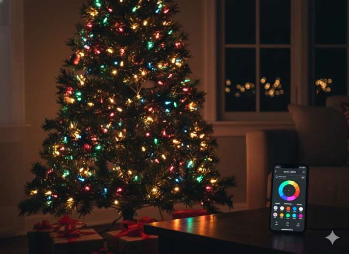 Pametna LED verižna osvetlitev 100 RGB, večbarvna, USB z daljinskim upravljalnikom, dolžina 10 m