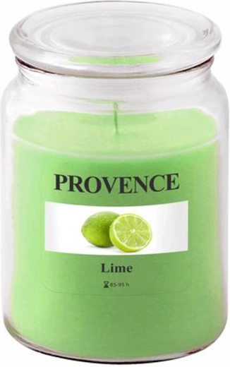 Dišeča sveča v steklu Provence limeta 95 ur