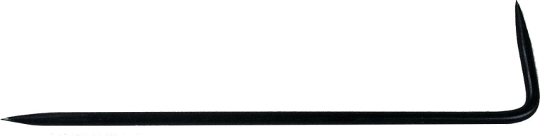 Zakrivljena rýsovalna igla 200 mm Kmitex