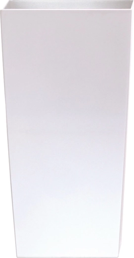 Lonček za rože Urbi Square Matt bel 12,6 × 12,6 × 20 cm