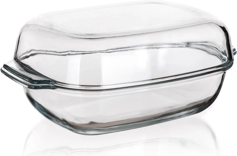 Steklena pekač s pokrovom CASEO 5,7 l
