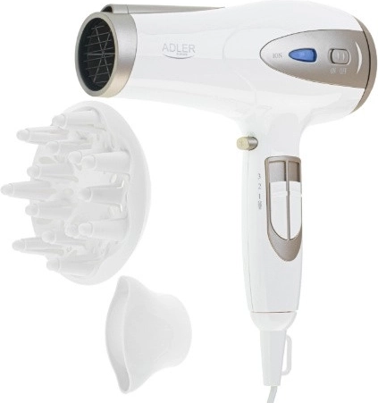 Ionic function for smoother and shinier hair