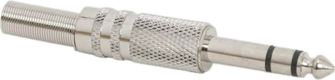 Stereo vtič Jack 6,3 mm, kovinski