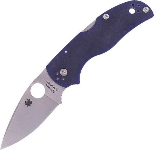 Žepni nož Spyderco Native 5 Dark Blue G10, satinirano rezilo 7,5 cm