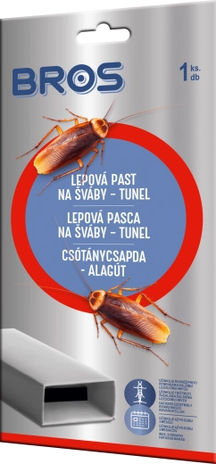 Lepilna past za ščurke BROS tunel 1 kos