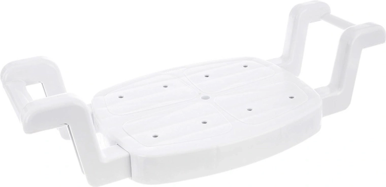 Nastavljiv sedež za kad bel 58–77 × 27,5 cm