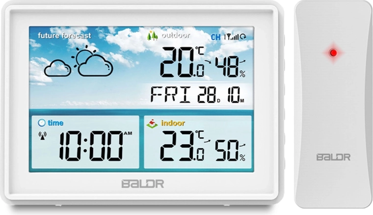12-urna napoved in pregleden barvni zaslon