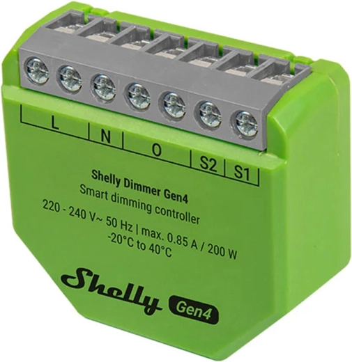 Shelly Dimmer Gen4 pametni zatemnilnik z Zigbee in Matter