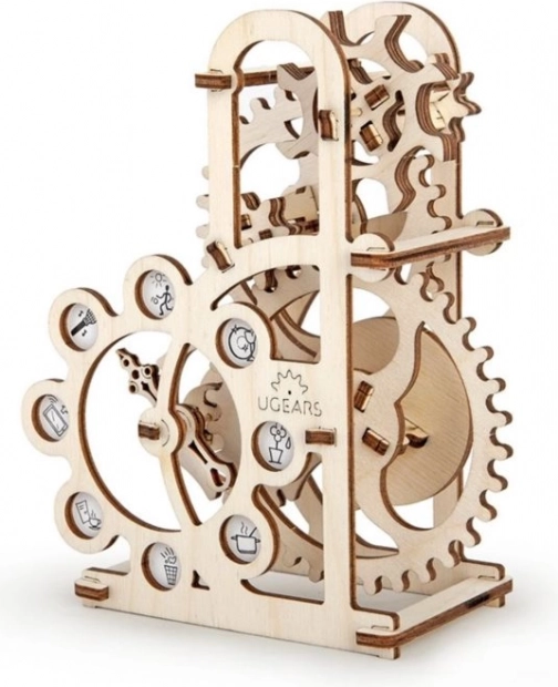 UGEARS 3D sestavljanka dinamometer – lesen mehanski model