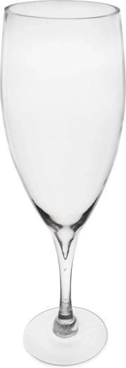 Visoka prozorna steklena vaza »vino« 50 cm