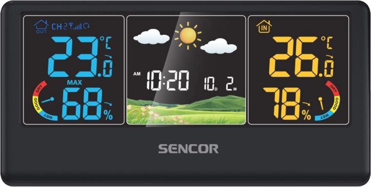 Clear color LCD display
