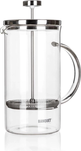 Kavna konvica Connie 1 l steklo in nerjaveče jeklo