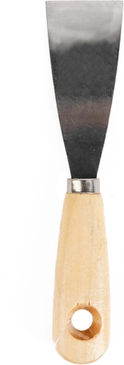 Nerjavno klinasto strgalo 40 mm z lesnim ročajem