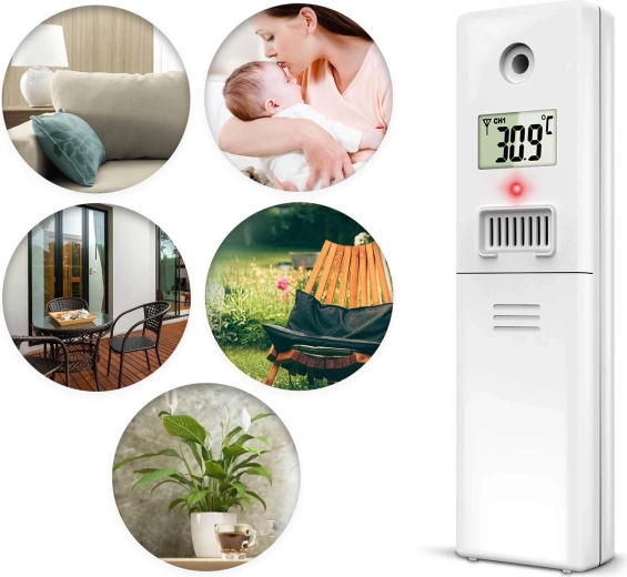 Širok razpon merjenja temperature in vlažnosti