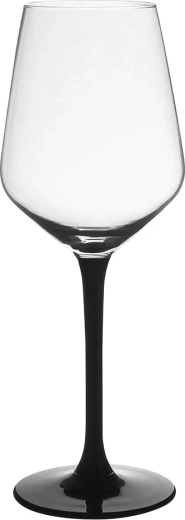 RUBIN Black komplet kozarcev za belo vino 290 ml, 6 kosov