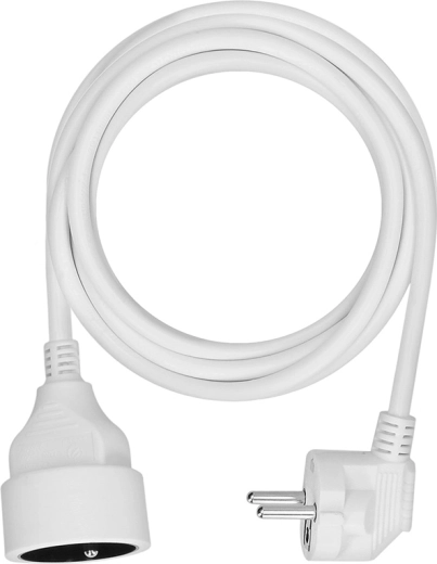 Solight podaljšek 3 m z 1 vtičnico, 16 A, bel