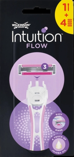 Ženski brivnik Wilkinson Intuition Flow Hybrid, 4 glave