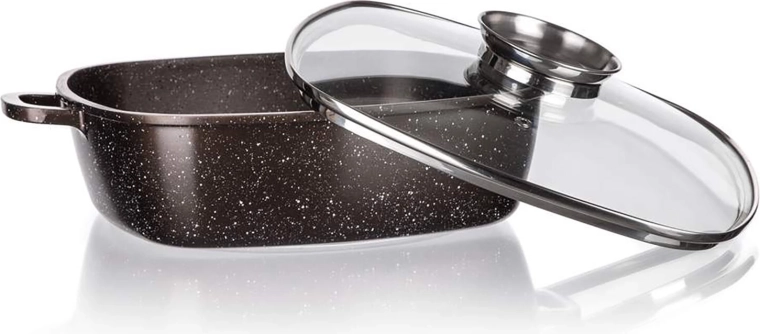 Stekleni pokrov z aroma gumbom