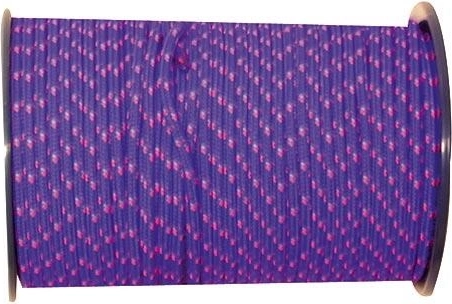 Poliestrna pletena vrvica z jedrom 5 mm, barvna, 100 m