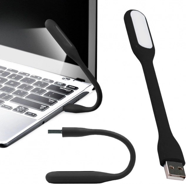 Prožna silikonska USB LED lučka za prenosnik