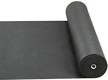 Nekana zastiralna tekstilija 0,9 × 100 m, 50 g/m², črna