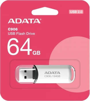 ADATA Pomnilniški ključek C906 64GB USB2.0 bel