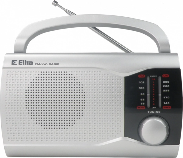 Prenosni radio EWA, srebrn