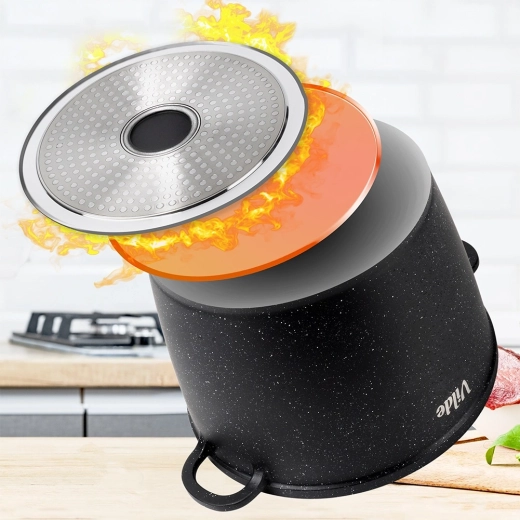 Enakomerna porazdelitev toplote in združljivost z indukcijo