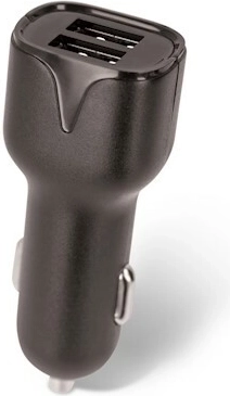 Setty USB avtomobilski polnilec 2× USB 2,4 A črn