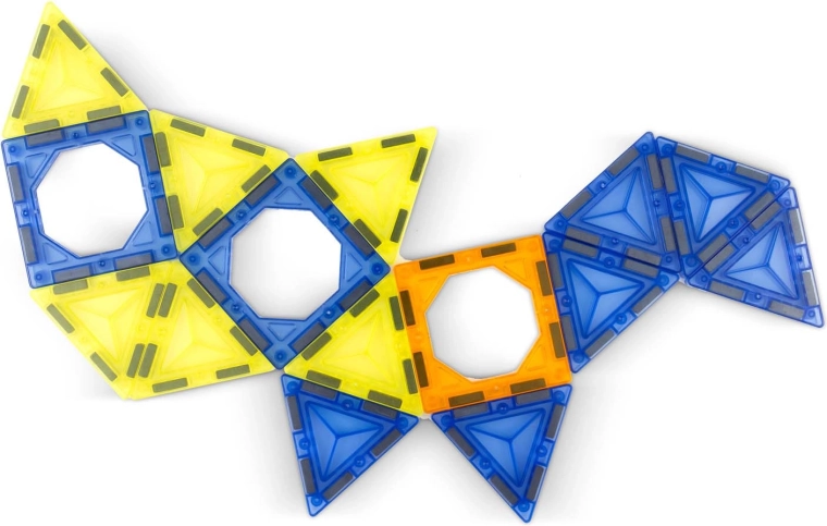 Magnetic pieces for creative building