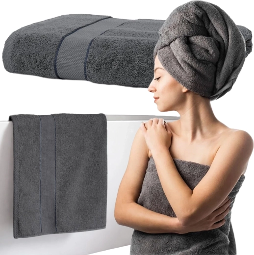 RENEW FORCE kopalna brisača dry spa grey 70 × 140 cm