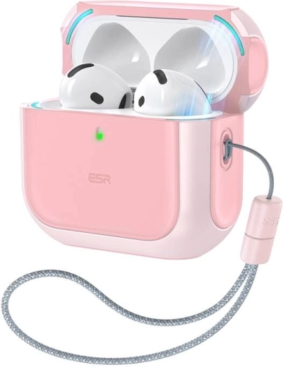Ovitke za AirPods 4 Orbit Hybrid rožnati
