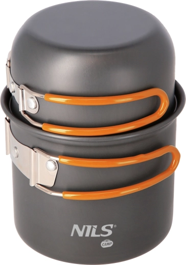 Kamping komplet posode s priborom NILS Camp, 2-delni