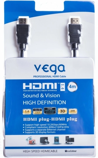 HDMI kabel 4 m 10,2 Gb/s črn