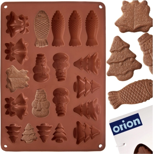 20 vdolbin v petih prazničnih oblikah