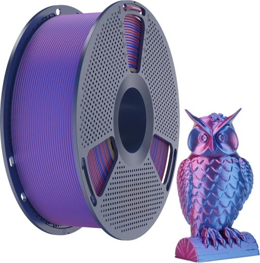 A dual-color effect that changes the look of the print
