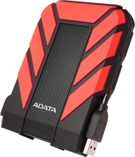Zunanji odporni disk ADATA DashDrive Durable HD710 2 TB 2,5" USB 3.1 – Rdeča