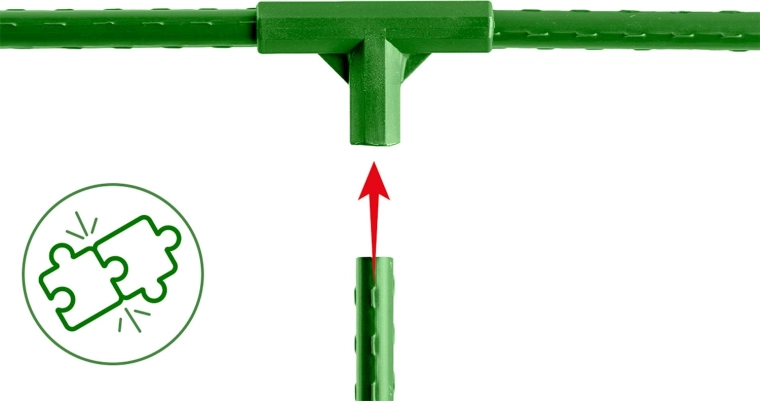 Enostavno pripenjanje in montaža brez orodja