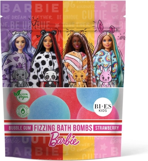 BARBIE šumeče kopeli žvečilka in jagoda 6×55 g