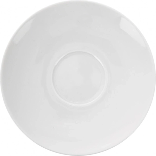 Porcelanast krožniček Mona Tonda 14,5 cm bel