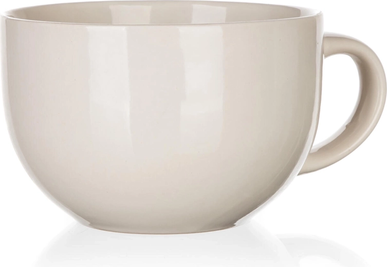 Keramična jumbo skodelica 800 ml Natural – slonovina